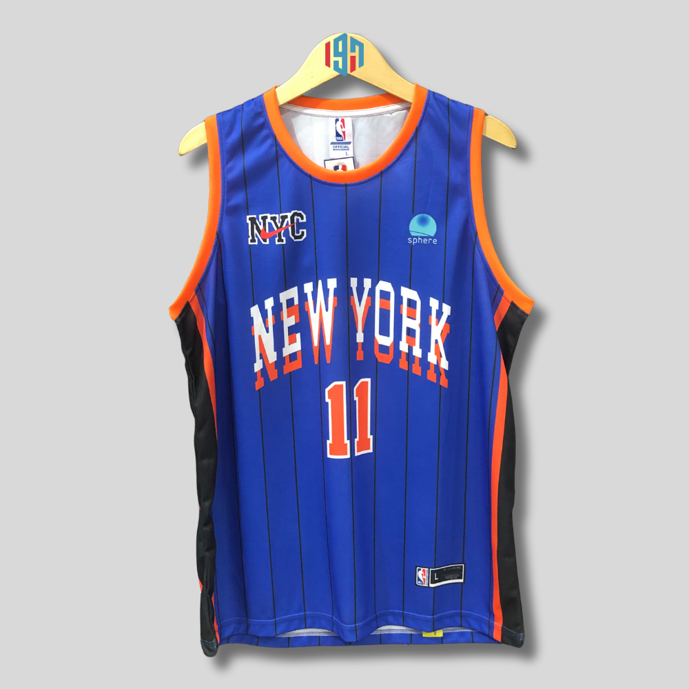 JALEN BRUNSON NEW YORK KNICKS 11 MEN CITY EDITION JERSEY
