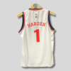 LA CLIPPERS JAMES HARDEN 1 MEN WHITE BASKETBALL JERSEY