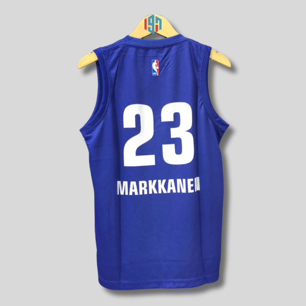 UTAH JAZZ LAURI MARKKANEN 23 JERSEY MEN PURPLE BASKETBALL JERSEY