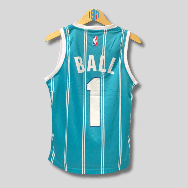 CHARLOTTE HORNETS LAMELO BALL 1 MENS TEAL JERSEY | BASKETBALL JERSEY