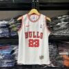 BASKETBALL JERSEY CHICAGO BULLS MICHAEL JORDAN 23 | CUSTOM JERSEY WHITE AND RED MENS JORDAN JERSEY