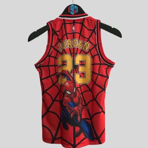 KIDS CUSTOM JERSEY SPIDERMAN RED