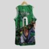 BOSTON CELTICS JAYSON TATUM #0 | MEN'S CUSTOM JERSEY ONE PIECE - RORONOA ZORO