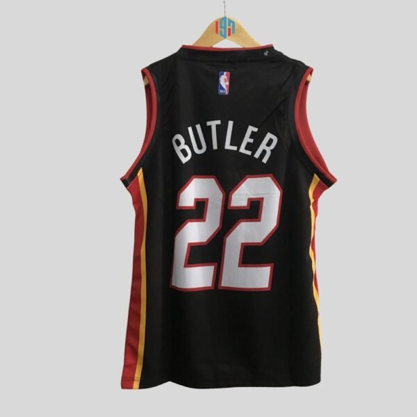 MIAMI HEAT JIMMY BUTLER 22 MEN’S BLACK ICON SWINGMAN JERSEY