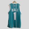 CHARLOTTE HORNETS LAMELO BALL #1 MEN'S TEAL SWINGMAN ICON EDITION JERSEY