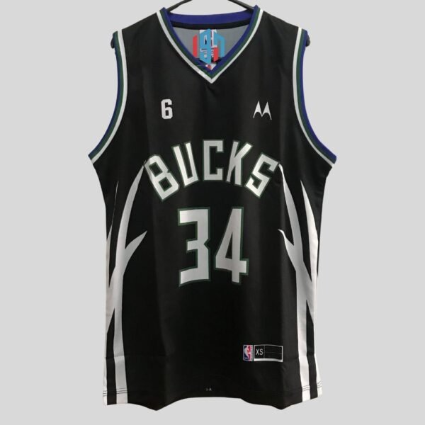 BASKETBALL JERSEY BUCKS ANTETOKOUNMPO 34 MEN'S JERSEY