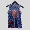 KIDS CUSTOM JERSEY SPIDERMAN BLUE