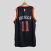 NEW YORK KNICKS JALEN BRUNSON 11 MEN'S NAVY SINGLET SWINGMAN JERSEY