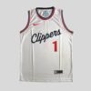 LA CLIPPERS JAMES HARDEN #1 MEN'S WHITE CLIPPERS JERSEY