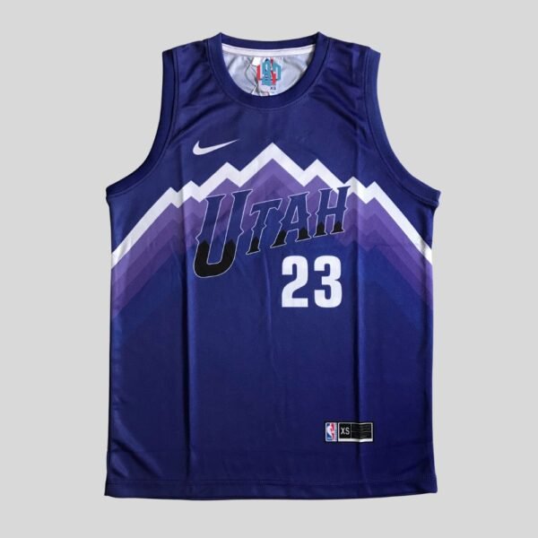 UTAH JAZZ LAURI MARKKANEN 23 JERSEY MEN'S PURPLE SWINGMAN JERSEY