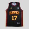 ATLANTA HAWKS ONYEKA OKONGWU 17 MEN’S BLACK SWINGMAN JERSEY