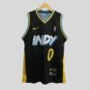 INDIANA PACERS INDYS TYRESE HALIBURTON #0 MEN'S BLACK SINGLET JERSEY