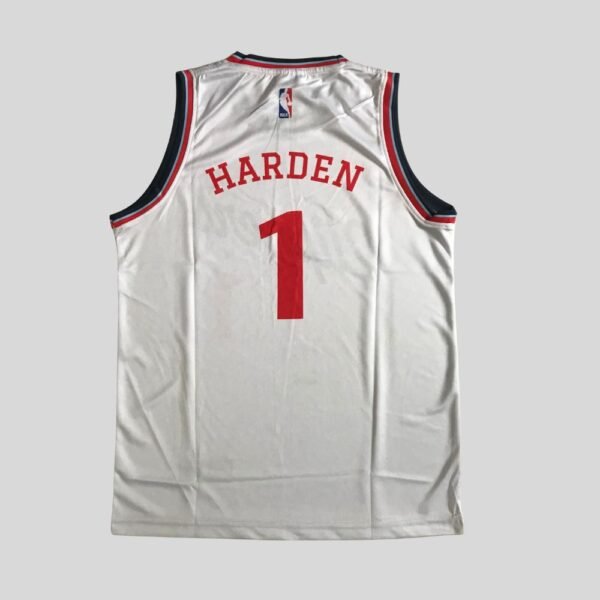 LA CLIPPERS JAMES HARDEN #1 MEN'S WHITE CLIPPERS JERSEY