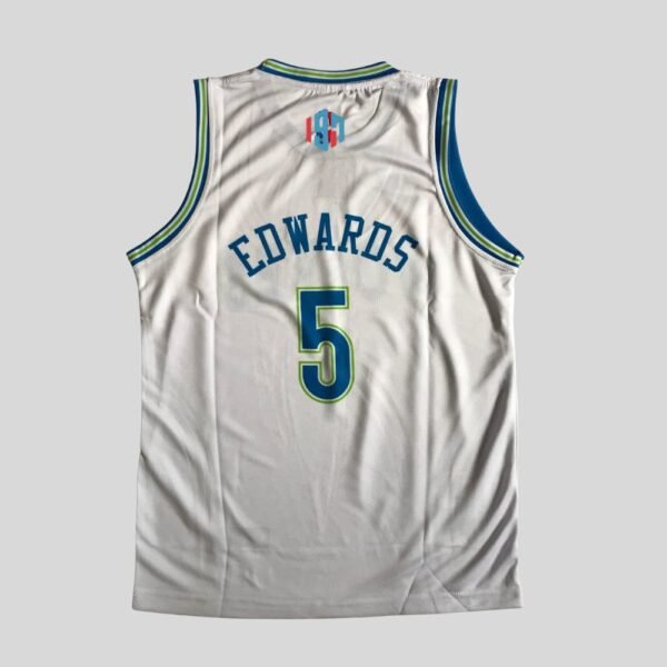 TIMBERWOLVES ANTHONY EDWARDS #5 MEN'S WHITE SWINGMAN JERSEY | CLASSIC EDITION