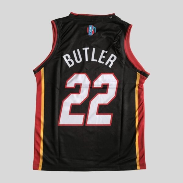 MIAMI HEAT JIMMY BUTLER 22 MEN’S BLACK ICON SWINGMAN JERSEY