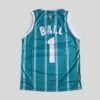 CHARLOTTE HORNETS LAMELO BALL #1 MEN'S TEAL SWINGMAN ICON EDITION JERSEY