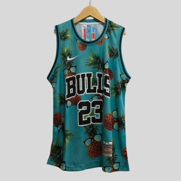 CHICAGO BULLS MICHAEL JORDAN 23 | MEN'S CUSTOM JERSEY COOL PINEAPPLE SWINGMAN