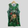 BOSTON CELTICS JAYSON TATUM #0 | MEN'S CUSTOM JERSEY ONE PIECE - RORONOA ZORO