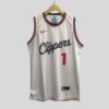 LA CLIPPERS JAMES HARDEN #1 MEN'S WHITE CLIPPERS JERSEY