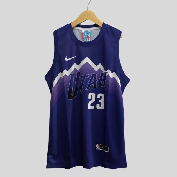 UTAH JAZZ LAURI MARKKANEN 23 JERSEY MEN'S PURPLE SWINGMAN JERSEY