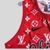 CHICAGO MICHAEL JORDAN 23 | MEN'S CUSTOM BASKETBALL JERSEY LV SUPREME LOGO