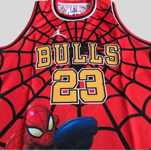 KIDS CUSTOM JERSEY SPIDERMAN RED