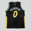 INDIANA PACERS INDYS TYRESE HALIBURTON #0 MEN'S BLACK SINGLET JERSEY