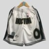 BOSTON CELTICS JAYSON TATUM #0 | MEN'S CUSTOM WHITE SHORT PANTS