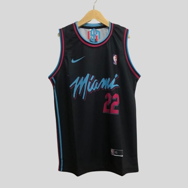 MIAMI HEAT JIMMY BUTLER 22 MEN'S BLACK SWINGMAN JERSEY