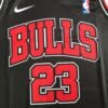 CHICAGO BULLS MICHAEL JORDAN 23 MEN’S BLACK JERSEY SWINGMAN