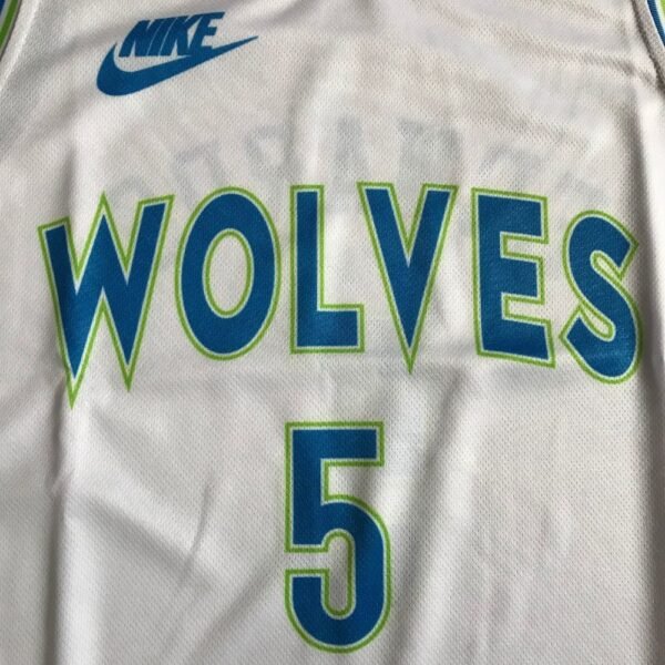 TIMBERWOLVES ANTHONY EDWARDS #5 MEN'S WHITE SWINGMAN JERSEY | CLASSIC EDITION