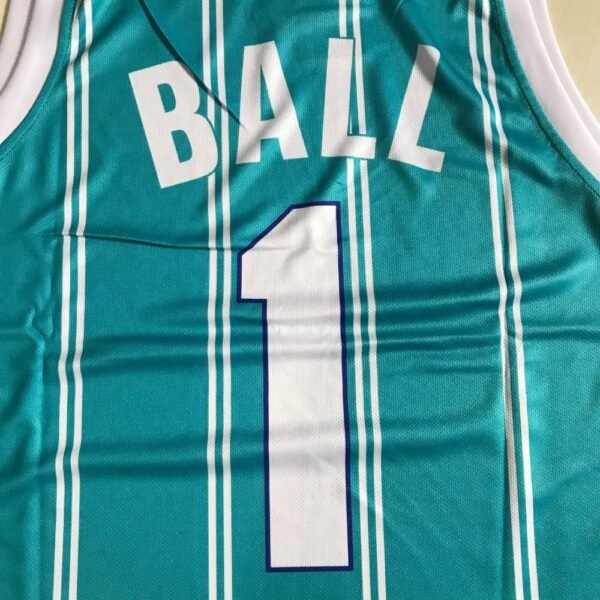 CHARLOTTE HORNETS LAMELO BALL #1 MEN'S TEAL SWINGMAN ICON EDITION JERSEY