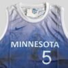 MINNESOTA TIMBERWOLVES ANTHONY EDWARDS 5 MEN'S NAVY JERSEY SWINGMAN