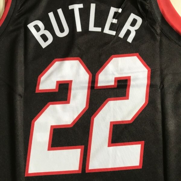 MIAMI HEAT JIMMY BUTLER 22 MEN’S BLACK ICON SWINGMAN JERSEY