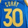 GOLDEN STATE WARRIORS STEPHEN CURRY 30 MEN'S BLUE SWINGMAN ICON JERSEY