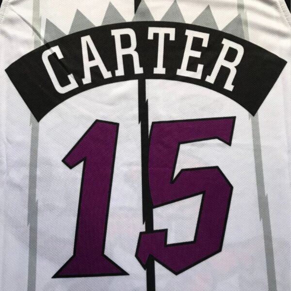 VINCE CARTER RAPTORS 15 MEN'S WHITE SWINGMAN JERSEY