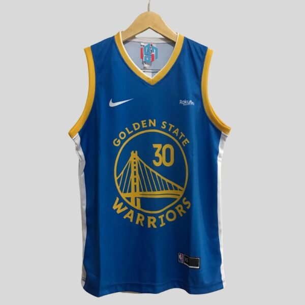 GOLDEN STATE WARRIORS STEPHEN CURRY 30 MEN'S BLUE SWINGMAN ICON JERSEY