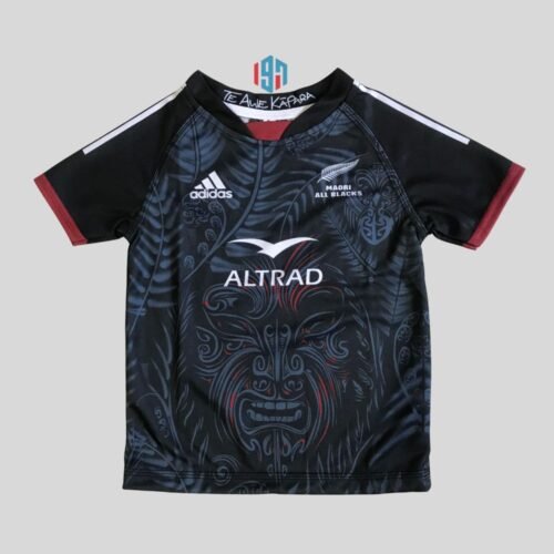 MAORI ALL BLACK JERSEYS 2024 KIDS CUSTOM HOME JERSEY