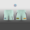 BRISBANE B R O N C O S MINT TRAINING SHORTS | MEN'S CUSTOM MINT REPLICA SHORTS