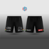 PANTHERS TRAINING SHORTS | MEN'S CUSTOM BLACK REPLICA SHORTS