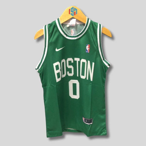 BOSTON CELTICS JAYSON TATUM 0 | MEN CUSTOM GREEN BASKETBALL JERSEY