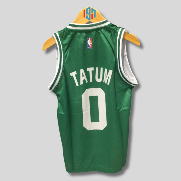 BOSTON CELTICS JAYSON TATUM #0 | KID’S CUSTOM JERSEY GREEN REPLICA JERSEY
