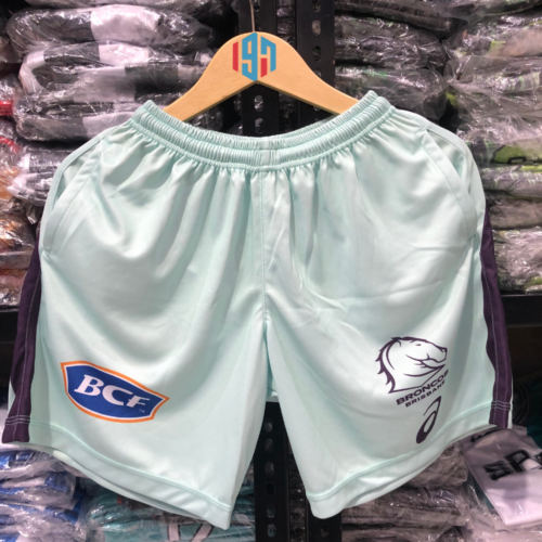 BRISBANE B R O N C O S MINT TRAINING SHORTS | MEN'S CUSTOM MINT REPLICA SHORTS