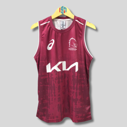 BRISBANE B R O N COS MEN'S SINGLET | MENS CUSTOM REPLICA SINGLET