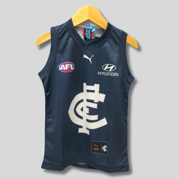 C A R L T O N F C KID'S HOME G U E R N S E Y | KIDS CUSTOM REPLICA SINGLET