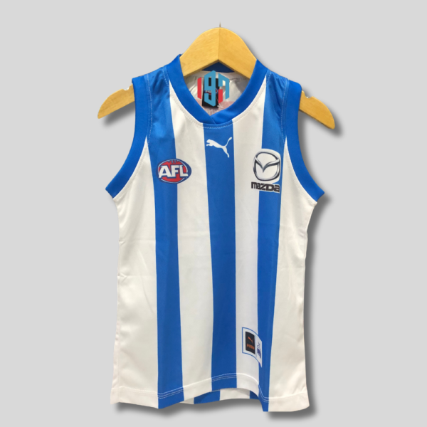 K A N G A R O O S KID'S HOME G U E R N S E Y | KIDS CUSTOM REPLICA SINGLET