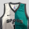 SAN ANTONIO SPURS VICTOR WEMBANYAMA 1 KID'S CUSTOM WHITE TEAL REPLICA JERSEY