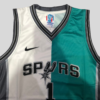 SAN ANTONIO SPURS VICTOR WEMBANYAMA 1 MEN'S CUSTOM WHITE THEAL REPLICA JERSEY