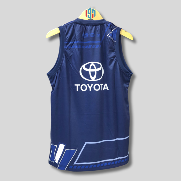 cowboys men singlet 2 N O R T H QUEENSLAND COWBOYS MEN'S TRAINING JERSEY | MENS CUSTOM REPLICA BLUE TRAINING SINGLE