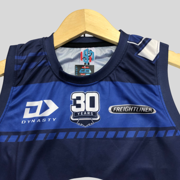 cowboys men singlet 5 N O R T H QUEENSLAND COWBOYS MEN'S TRAINING JERSEY | MENS CUSTOM REPLICA BLUE TRAINING SINGLE
